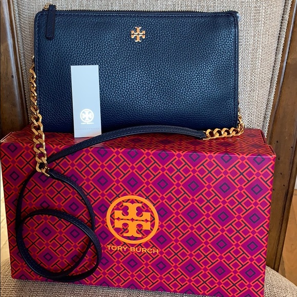 Tory Burch Carter Slim Crossbody Royal Navy - Picture 8 of 16